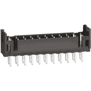 Hirose DF11 Series Straight Through Hole PCB Header 22 Contacts 2 mm Pitch 2 Rows Shrouded DF11