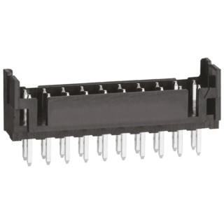 Hirose DF11 Series Straight Through Hole PCB Header 20 Contact 2 mm Pitch 2 Row Shrouded 
