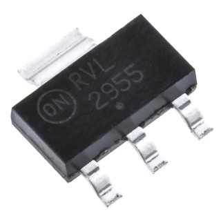 onsemi P-Channel MOSFET 60 V, 2.6 A, 4-Pin SOT-223 Surface Mount NTF2955T1G