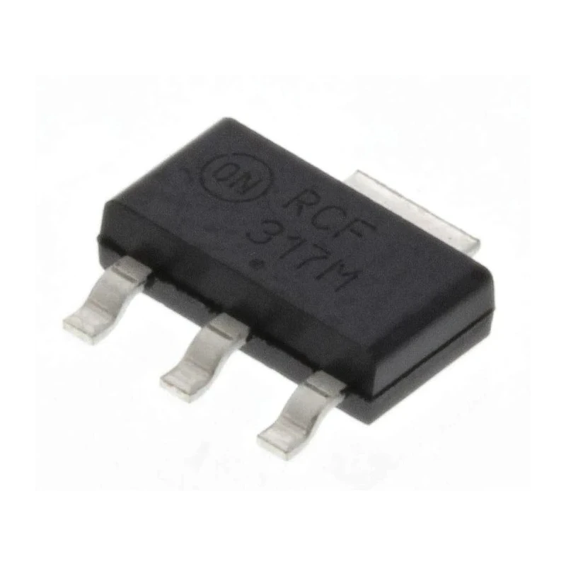 onsemi Adjustable Linear Voltage Regulator 1.25-37 V, 1.5 A, Surface Mount SOT-223 4-Pin LM317MSTT3G