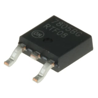 onsemi 5V Linear Voltage Regulator Surface Mount 3-Pin 35V MC7805BDTG