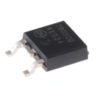 onsemi 5V Linear Voltage Regulator Surface Mount 3-Pin 35V Input MC7805CDTRKG
