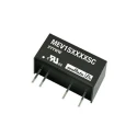 Murata Power Solutions 1W SIP Single Output DC/DC Converter, 15V Output, 4.5-5.5V Input, Through Hole, 85°C Max MEV1