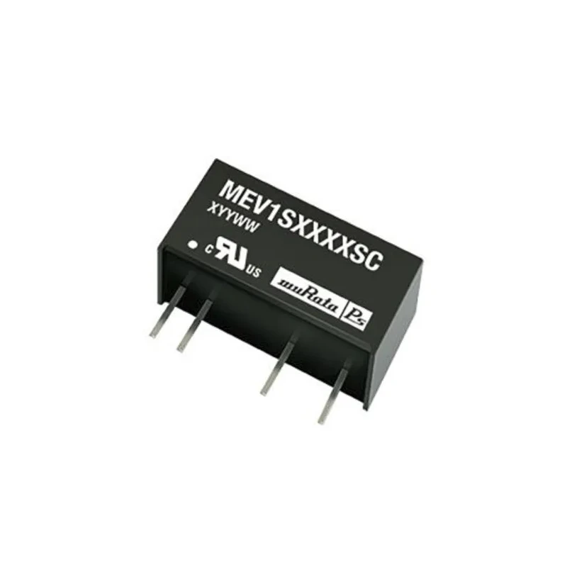 Murata Power Solutions 1W SIP Single Output DC/DC Converter, 15V Output, 4.5-5.5V Input, Through Hole, 85°C Max MEV1