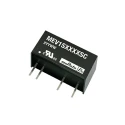 Murata Power Solutions 1W SIP7 Single Output Unregulated Isolated DC-DC Converter 15V dc Output, 12V dc Max Input MEV1