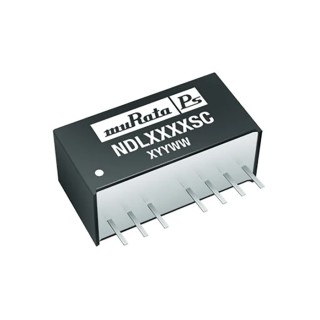 Murata Power Solutions DC/DC Converter, 15V DC Output, 18V-36V DC Input, 1W Power, Through Hole SIP Package, Max NDL2415SC