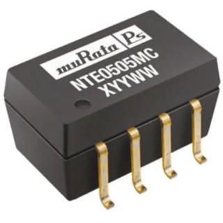 Murata Power Solutions DC/DC Converter Surface Mount 9V DC Output 111mA 10.8-13.2V Input 1W Max NTE1209MC