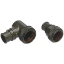 Amphenol Limited Circular Connector Backshell BK4Size 08 Straight Female Zinc Plated Aluminium 31.75mm Length 