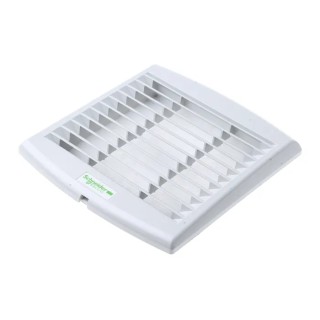 Schneider Electric Grey Plastic Vent Grille Parallel Slat 170mm Height x 150mm Width x 15mm Depth NSYCAG125LPF