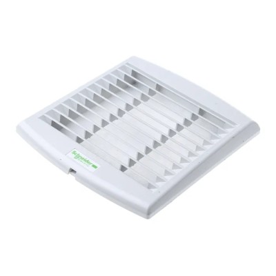 Schneider Electric Grey Plastic Vent Grille Parallel Slat 170mm Height x 150mm Width x 15mm Depth NSYCAG125LPF