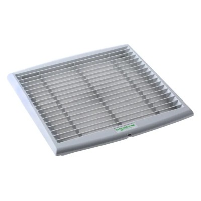 Schneider Electric Grey Injected Thermoplastic Parallel Slat Ventilation Grille 268x248x18 mm NSYCAG223LPF