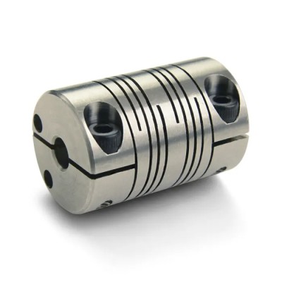 Ruland Stainless Steel Flexible Clamp Style Shaft Coupler 38.1 mm OD 16 mm Bore 57.15 mm Length FCMR38-16-16-SS