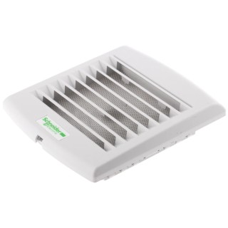 Schneider Electric Grey Plastic Vent Grille Parallel Slat 137 mm Height 117 mm Width 13 mm Depth NSYCAG92LPF