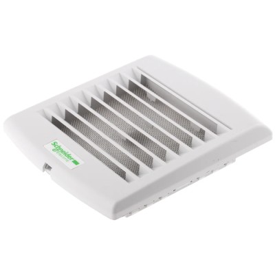 Schneider Electric Grey Plastic Vent Grille Parallel Slat 137 mm Height 117 mm Width 13 mm Depth NSYCAG92LPF