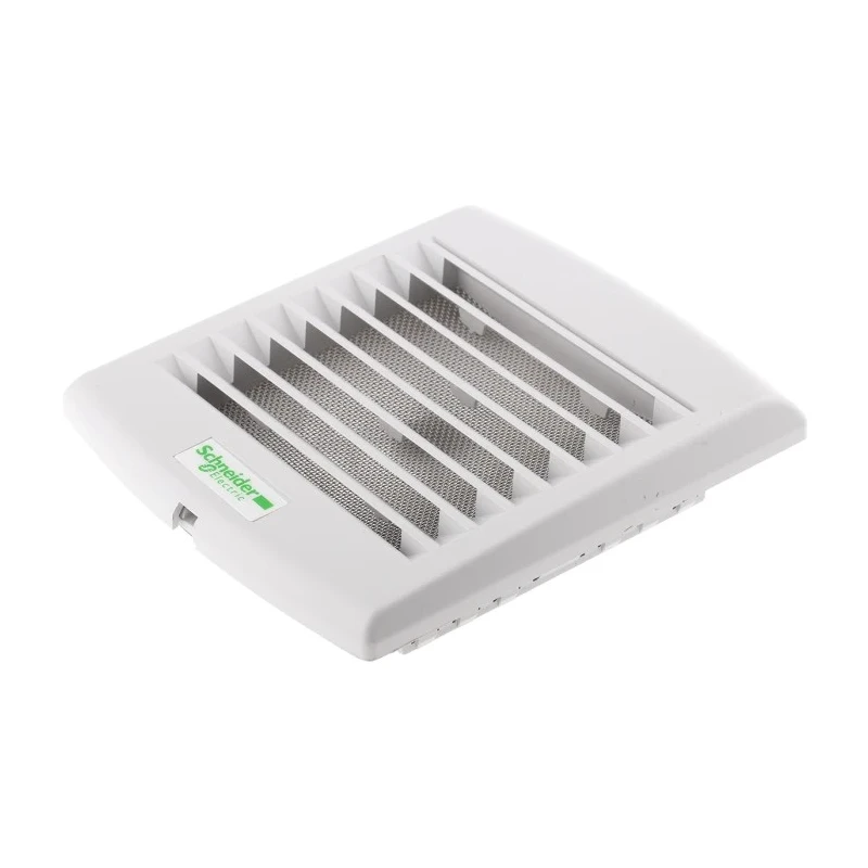 Schneider Electric Grey Plastic Vent Grille Parallel Slat 137 mm Height 117 mm Width 13 mm Depth NSYCAG92LPF