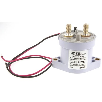 TE Connectivity EV200 Contactor 36V DC, 9V DC Coil, 1-Pole, 500A Contact Current, 900V Contact Voltage EV200