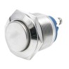 EOZ R Series 19.2 mm Panel Mount Momentary Push Button Switch, SPST, IP65, 36 V dc R19FRSSTAG