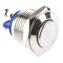 EOZ R Series Push Button Switch Momentary Panel 16.2 mm Cutout SPST IP65 48 V dc 250 V ac R16FRNSTAG