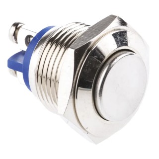 EOZ R Series Push Button Switch Momentary Panel 16.2 mm Cutout SPST IP65 48 V dc 250 V ac R16FRNSTAG