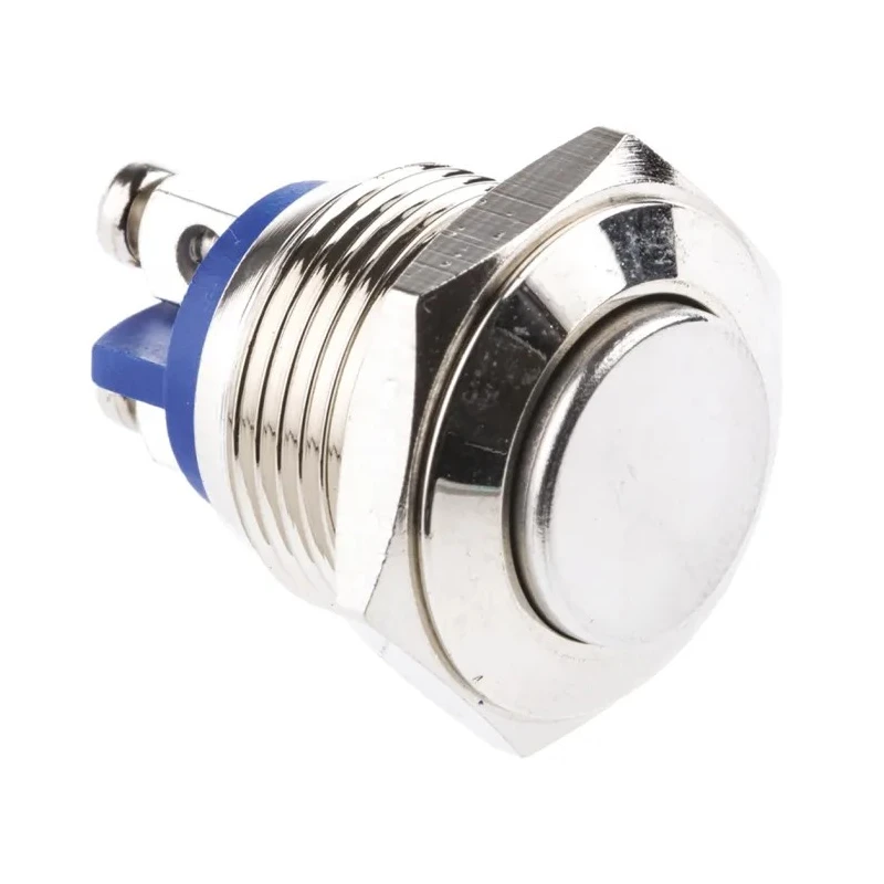 EOZ R Series Push Button Switch Momentary Panel 16.2 mm Cutout SPST IP65 48 V dc 250 V ac R16FRNSTAG
