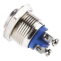 EOZ R Series Push Button Switch Momentary Panel 16.2 mm Cutout SPST IP65 48 V dc 250 V ac R16FRNSTAG
