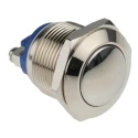 EOZ R Series Push Button Switch Momentary Panel Mount 19.2 mm Cutout SPST IP65 48 V dc R19DFNSTAG