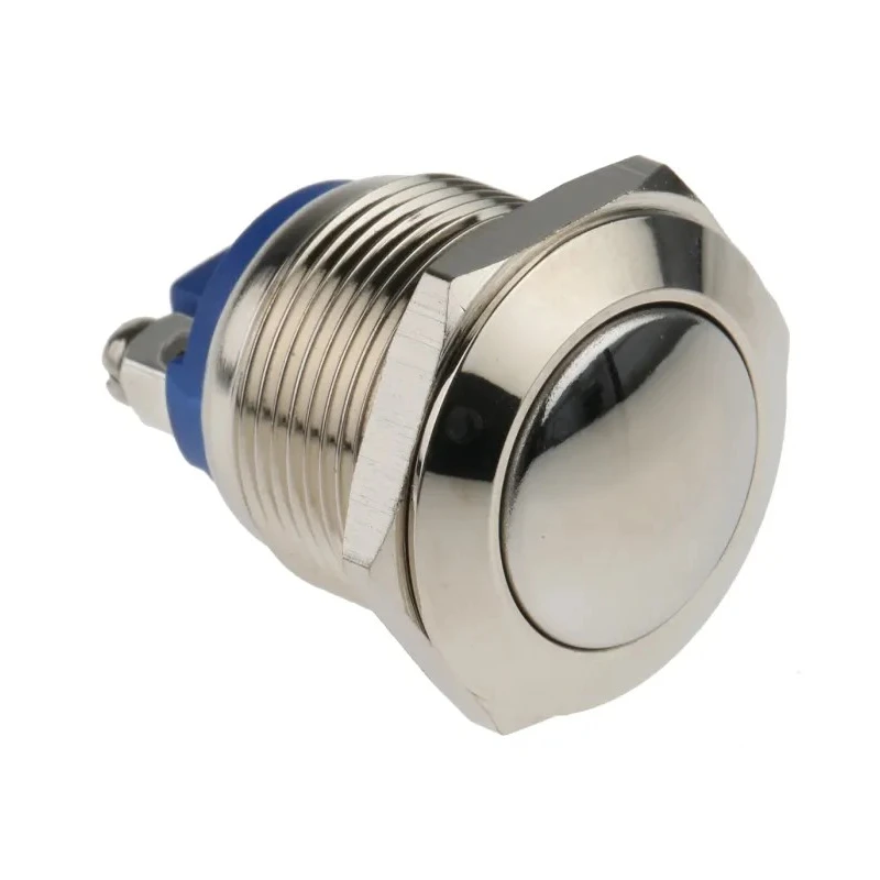 EOZ R Series Push Button Switch Momentary Panel Mount 19.2 mm Cutout SPST IP65 48 V dc R19DFNSTAG