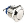 EOZ R Series Push Button Switch, Momentary, Panel Mount, 19.2 mm Cutout, SPST, IP65, 48 V dc 250 V ac R19FFNSTAG