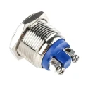 EOZ R Series Push Button Switch, Momentary, Panel Mount, 19.2 mm Cutout, SPST, IP65, 48 V dc 250 V ac R19FFNSTAG