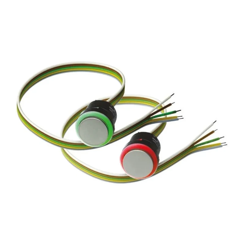 EAO 84 Series Silver Momentary Flush Push Button Head, 22.5 mm Cutout Diameter, IP67 84-1091.7+84-7205.800A+84-8511.8640