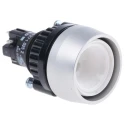 Saia-Burgess 14 Series Illuminated Push Button Switch, Latching, Panel Mount, 22.5 mm Cutout, SPDT 14-271.0252 + 704.600.1