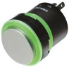 EAO 84 Series Silver Momentary Flush Push Button Head 22.5 mm Cutout, IP67 84-1091.7+84-7205.800A + 84-8511.5620