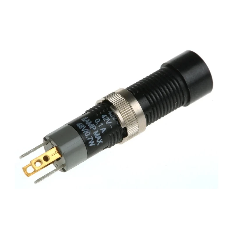 EAO Black Push Button Switch, Button Actuator Type, RoHS Compliant, Model 19-471.035