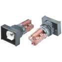 EAO Illuminated Push Button Switch for Use with Series 31, Snap Action, Momentary or Maintained Switching, 16mm 31-122.0252