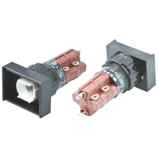 EAO Illuminated Push Button Switch for Use with Series 31, Snap Action, Momentary or Maintained Switching, 16mm 31-122.0252