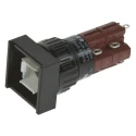 EAO Illuminated Push Button Switch for Use with Series 31 Switzerland RoHS 31-152.0252