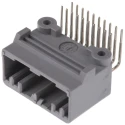 JAE MX34 Series Right Angle Through Hole PCB Header 20 Contact 2.2 mm Pitch 2 Row Shrouded 