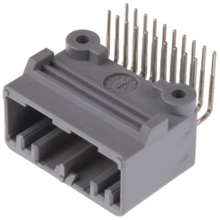 JAE MX34 Series Right Angle Through Hole PCB Header 20 Contact 2.2 mm Pitch 2 Row Shrouded 