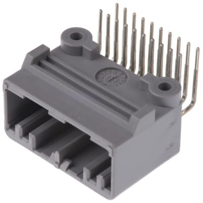 JAE MX34 Series Right Angle Through Hole PCB Header 20 Contact 2.2 mm Pitch 2 Row Shrouded 