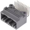 JAE MX34 Series Right Angle Through Hole PCB Header 20 Contact 2.2 mm Pitch 2 Row Shrouded