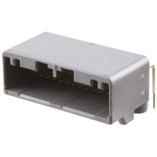 JAE MX34 Series Right Angle Through Hole PCB Header, 28 Contacts, 2.2 mm Pitch, 2 Row, Shrouded 