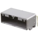 JAE MX34 Series Right Angle Through Hole PCB Header, 28 Contacts, 2.2 mm Pitch, 2 Rows, Shrouded MX34
