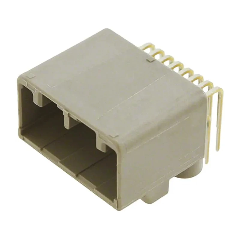 JAE MX34 Series Right Angle Through Hole 12 Contact 2.2 mm Pitch 2 Row Shrouded PCB Header MX34