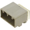 JAE MX34 Series Right Angle Through Hole 12 Contact 2.2 mm Pitch 2 Row Shrouded PCB Header MX34
