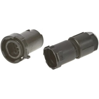 JAE Circular Connector, 10 Contacts, Cable Mount, 22 mm Size, Socket Male, IP67, 3A Current, 200V, Push Lock JN1HS10PL2