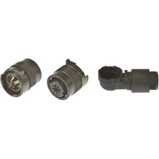 JAE Circular Connector, 10 Contacts, Cable Mount, 22 mm Connector Size, Plug Female, IP67 Rated, Right Angle JN2FS10SL1-R