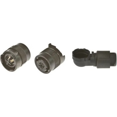 JAE Circular Connector, 10 Contacts, Cable Mount, 22 mm Connector Size, Plug Female, IP67 Rated, Right Angle JN2FS10SL1-R