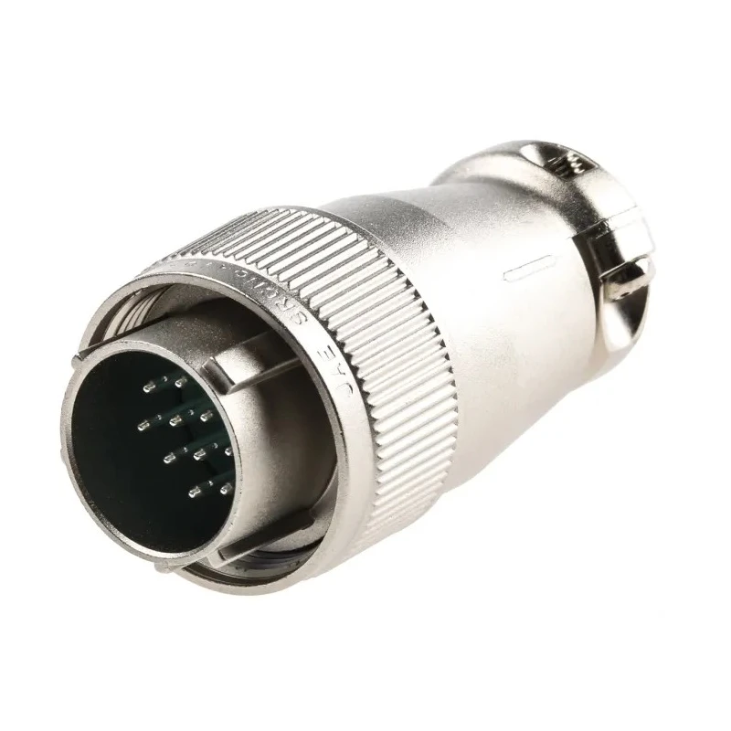 JAE Circular Connector 10 Contacts Cable Miniature Plug Male Threaded SRCN6A16-10P