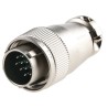 JAE Circular Connector 10 Contacts Cable Miniature Plug Male Threaded SRCN6A16-10P
