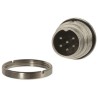 Amphenol Industrial signalmate C091 3 Pole Straight M16 DIN Plug 5A, 300V, IP67, Screw-On, Panel Mount C091 31C003 100 2